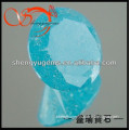Blue Round Ice Zirconia Snowflake Zirconia Cracked synthetic ice Gemstones In Bulk For Jewelry(CZRD0005)